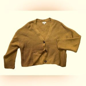 Golden Short Cardigan